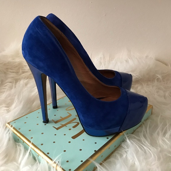 aldo blue pumps